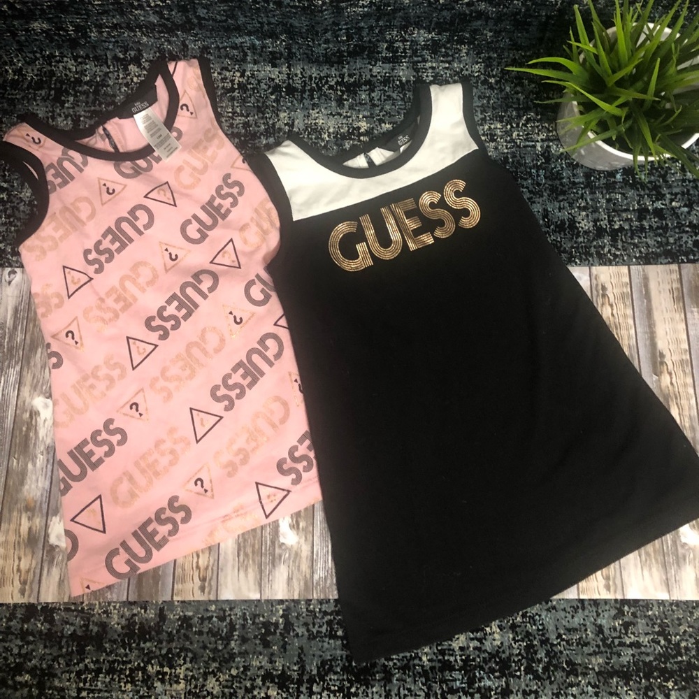 2 Guess dresses size 12 months 🚨bundle sale🚨